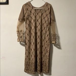 Two piece Pakistani Shalwar Kameez Dress